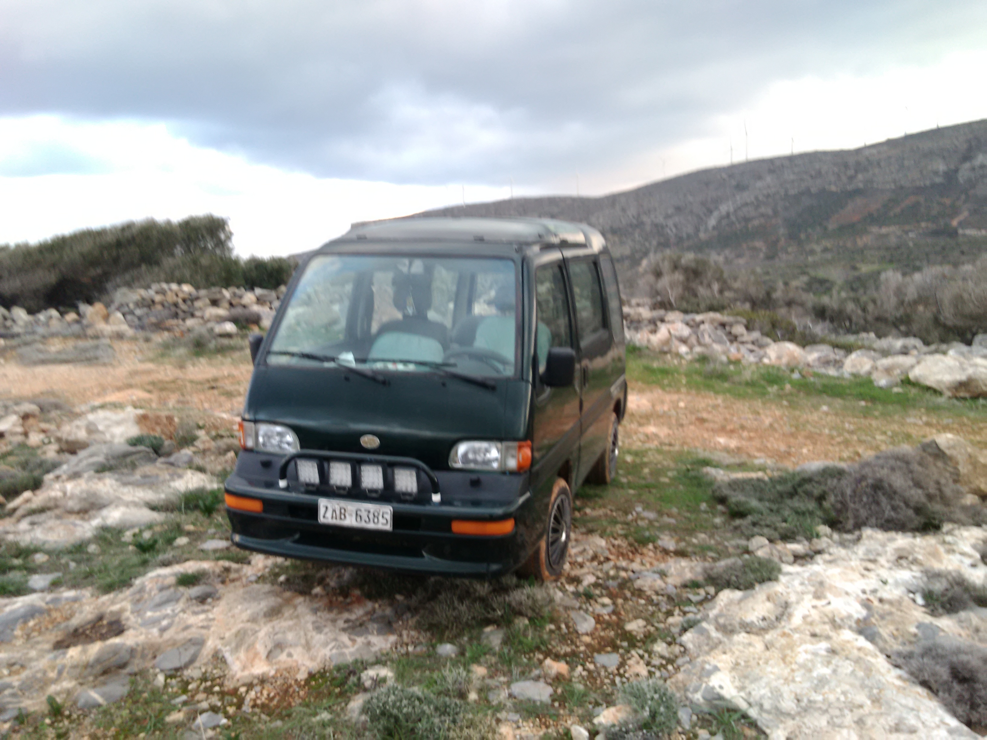 Με δύο ηλιοροφες η μία ηλεκτρική με κουμπί.